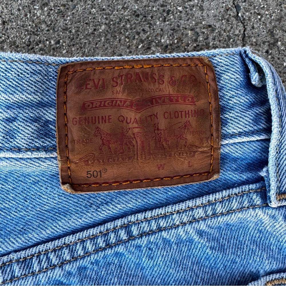 Levi’s 501 Premium Straight Leg Jeans | Button Fly | Medium Wash - Picture 6 of 13